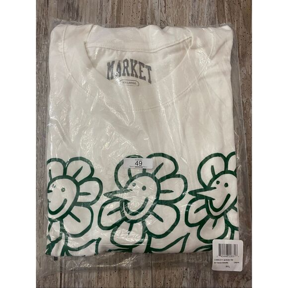 Chinatown Market Design is a Community Garden Flower Shirt Men’s Sz XXL - Picture 4 of 4